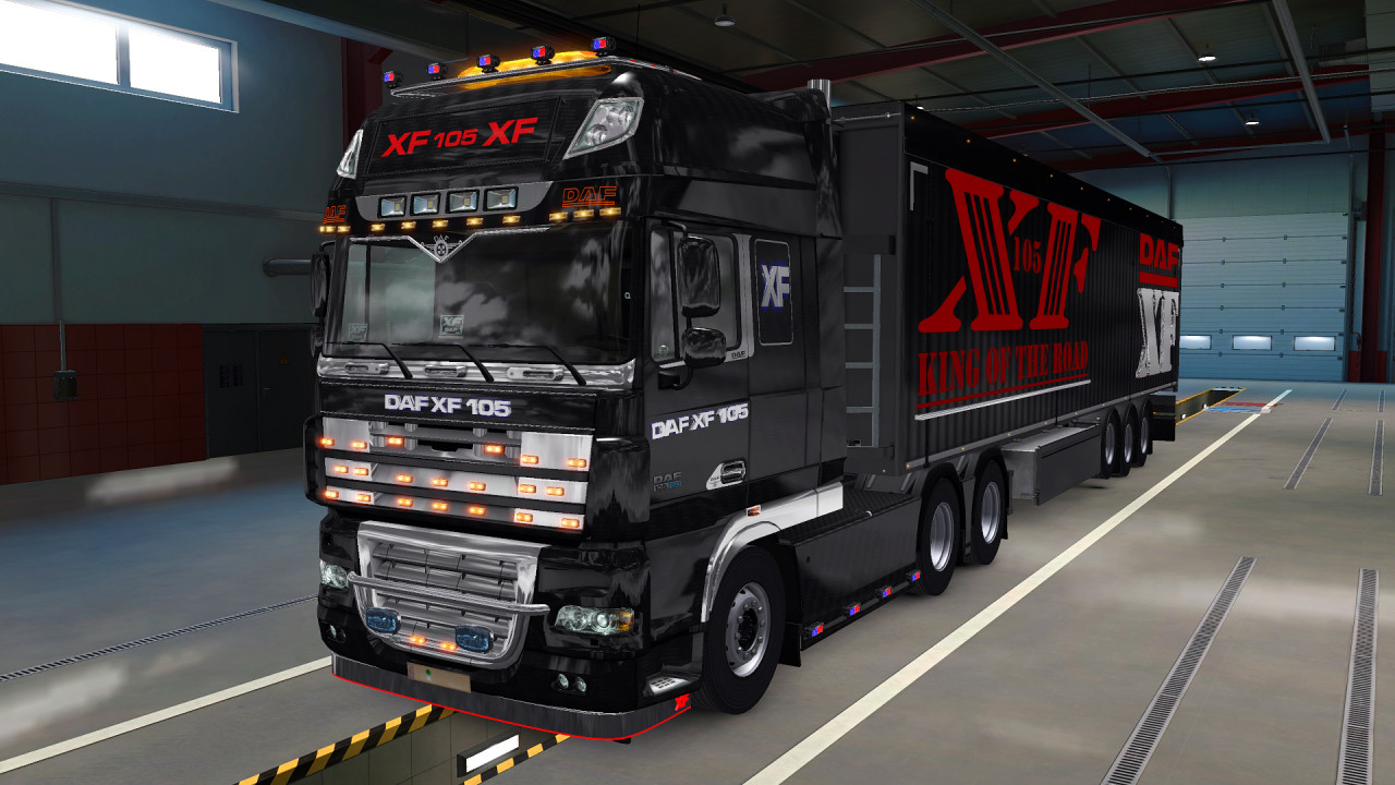 Carbon Fiber skin for DAF XF 105 Super Space